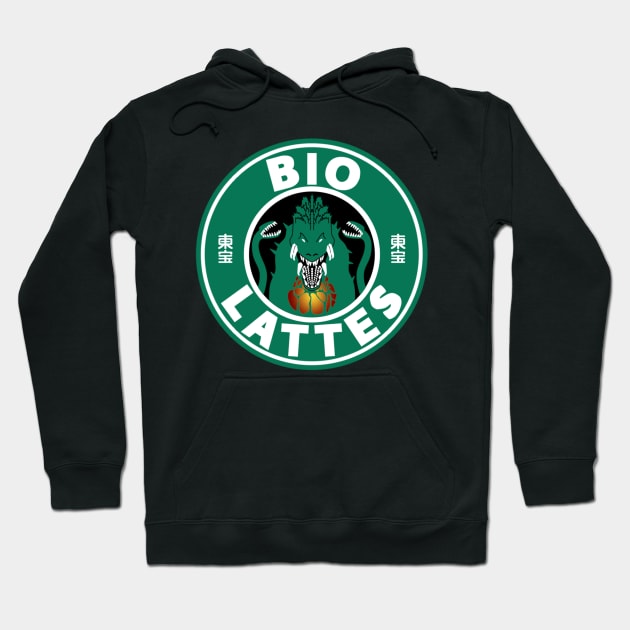 Bio Lattes Hoodie by Jblumdesigns